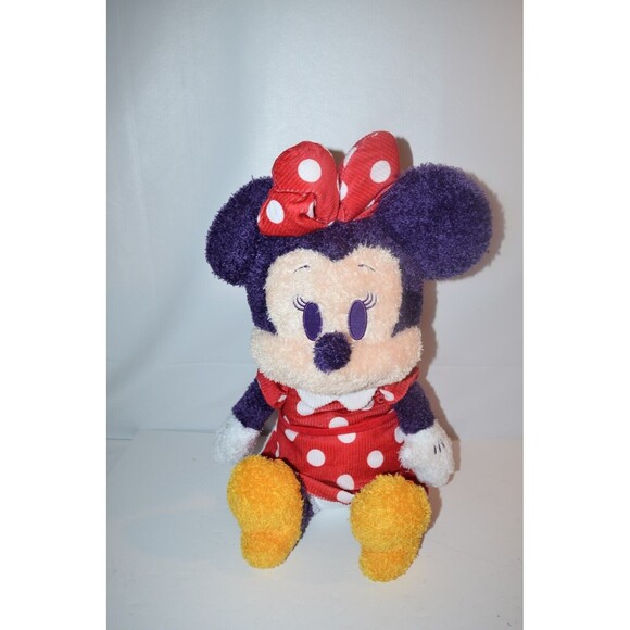 Disney Parks Minnie Mouse 14" Weighted Relaxing Emotional Support Plush Furry - Picture 3 of 13